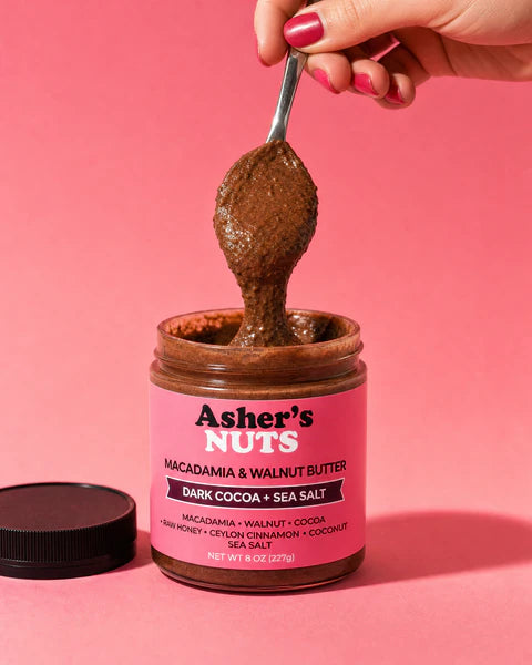 Spoonful lifted from the jar